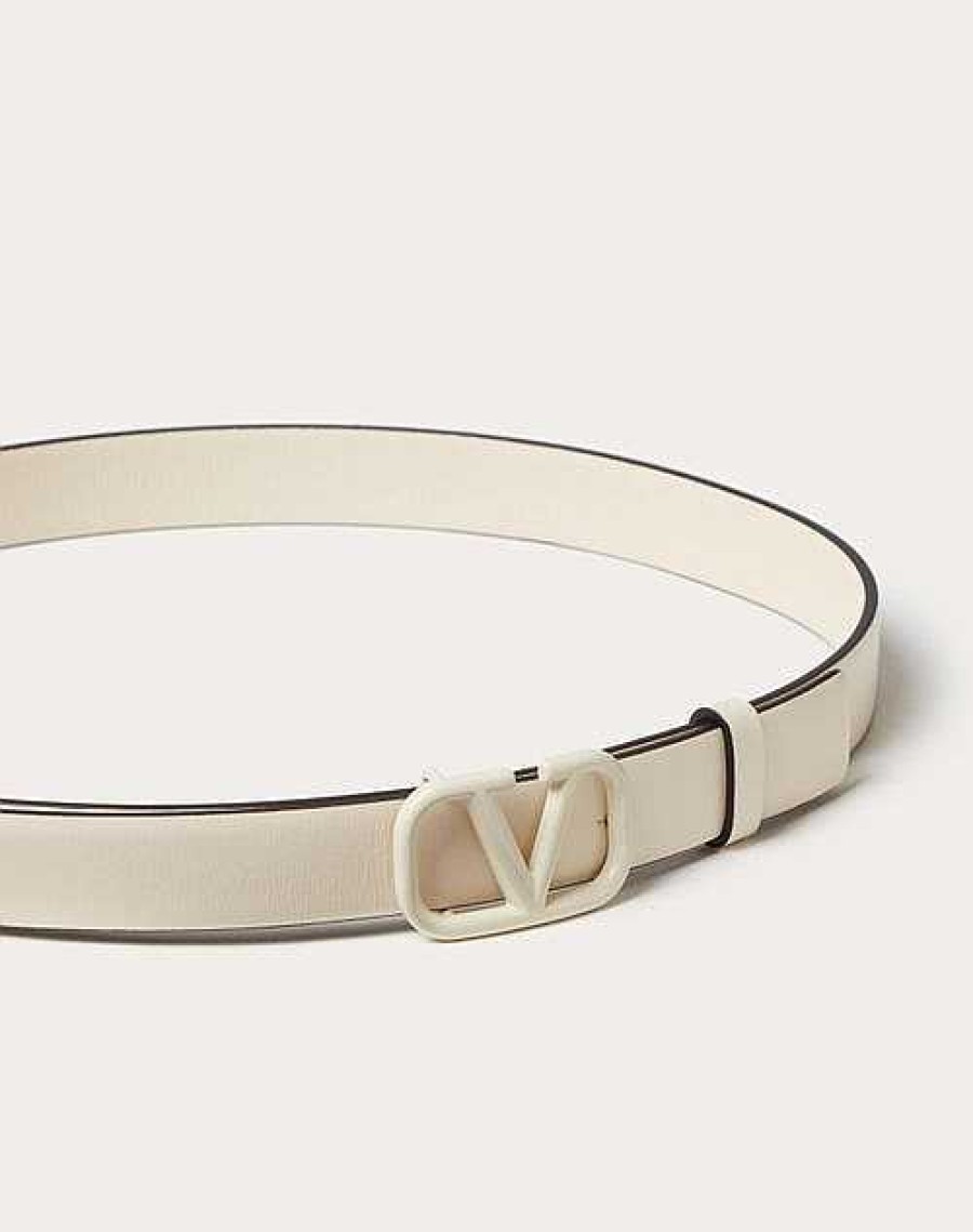 Valentino Vlogo Signature Belt In Shiny Calfskin 20Mm | Belts