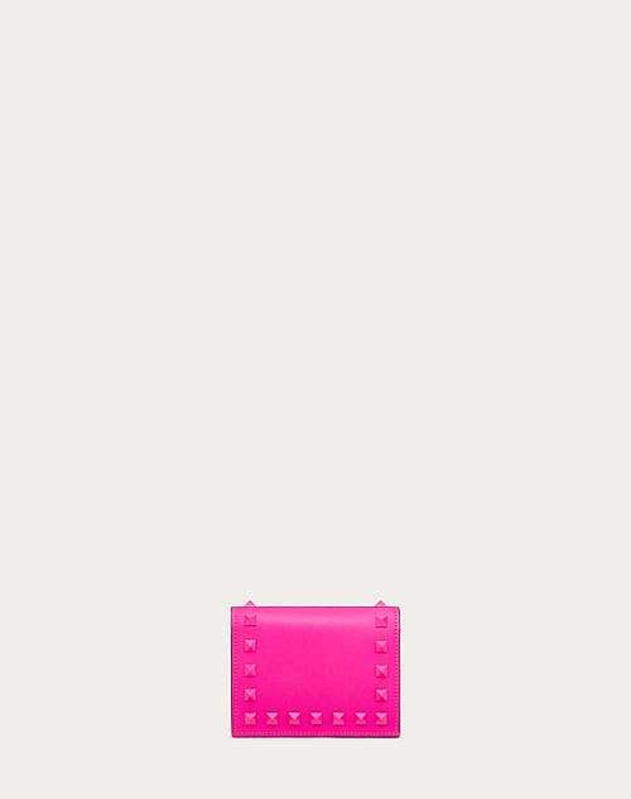 Valentino Small Rockstud Calfskin Wallet | Wallets And Small Leather Goods