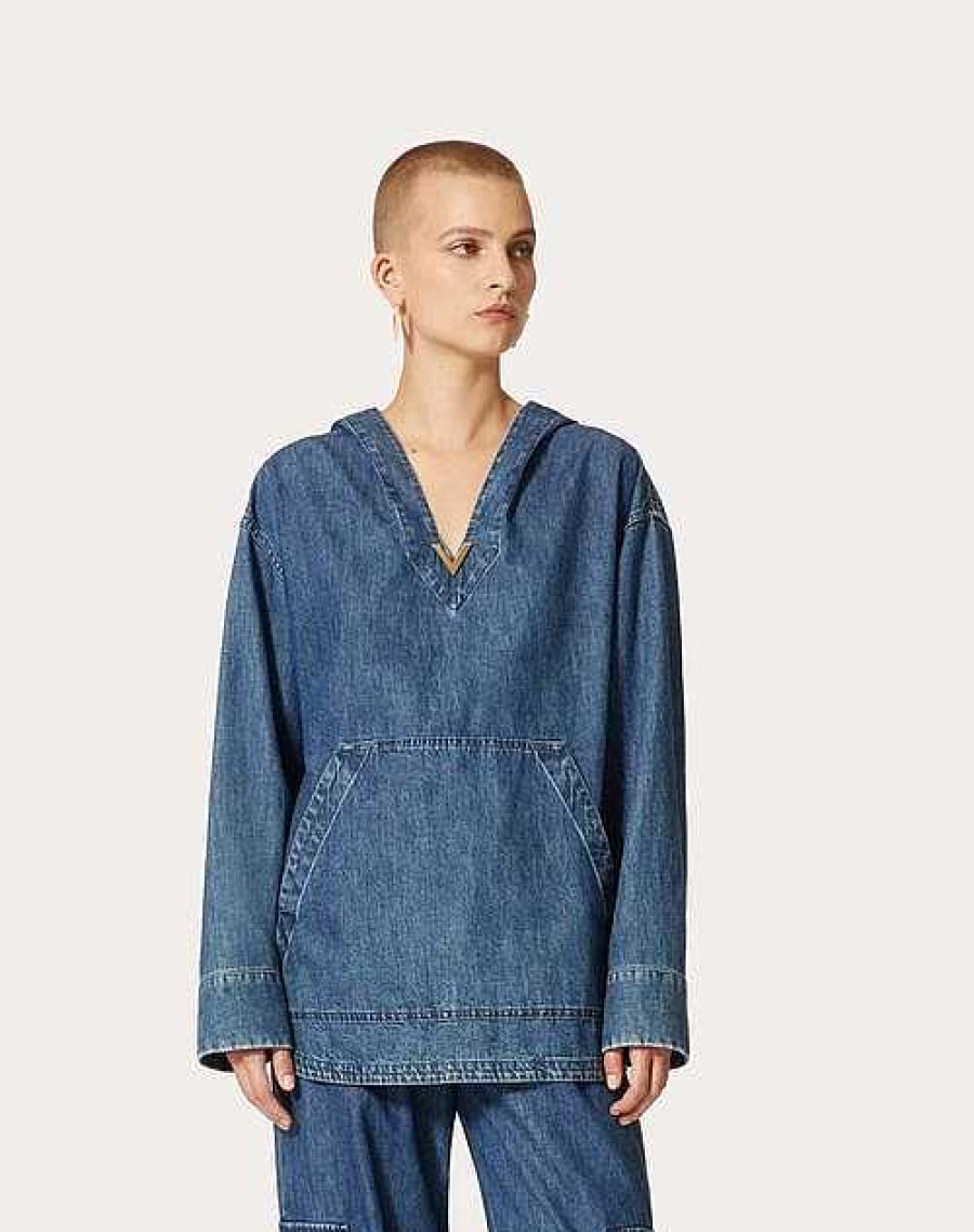 Valentino Chambray Kaftan | Denim