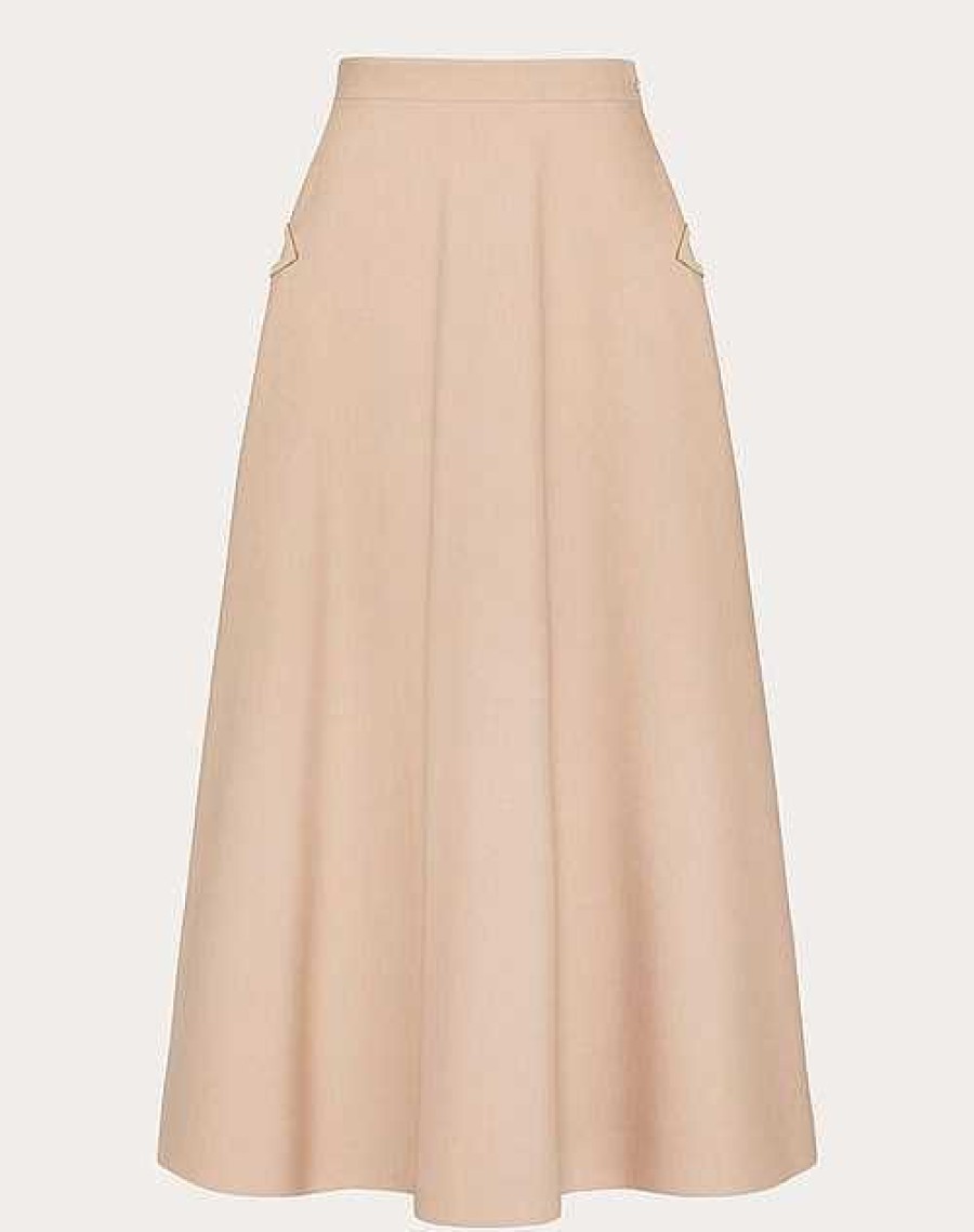 Valentino Crepe Couture Midi Skirt | Skirts