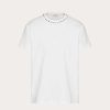 Valentino Cotton Crewneck T-Shirt With Untitled Studs | T-Shirts And Sweatshirts