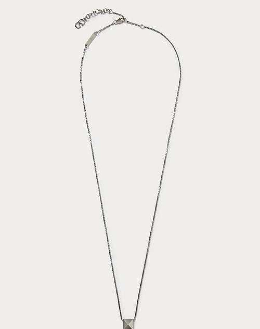 Valentino Metal Rockstud Necklace | Jewelry