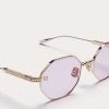 Valentino V - Stud Hexagonal Titanium Frame | Eyewear