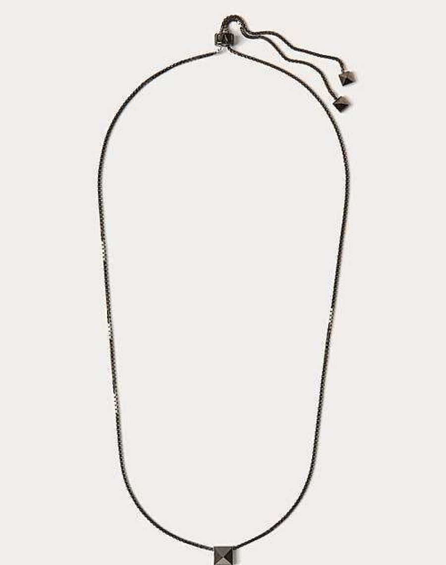 Valentino Metal Rockstud Necklace | Jewelry