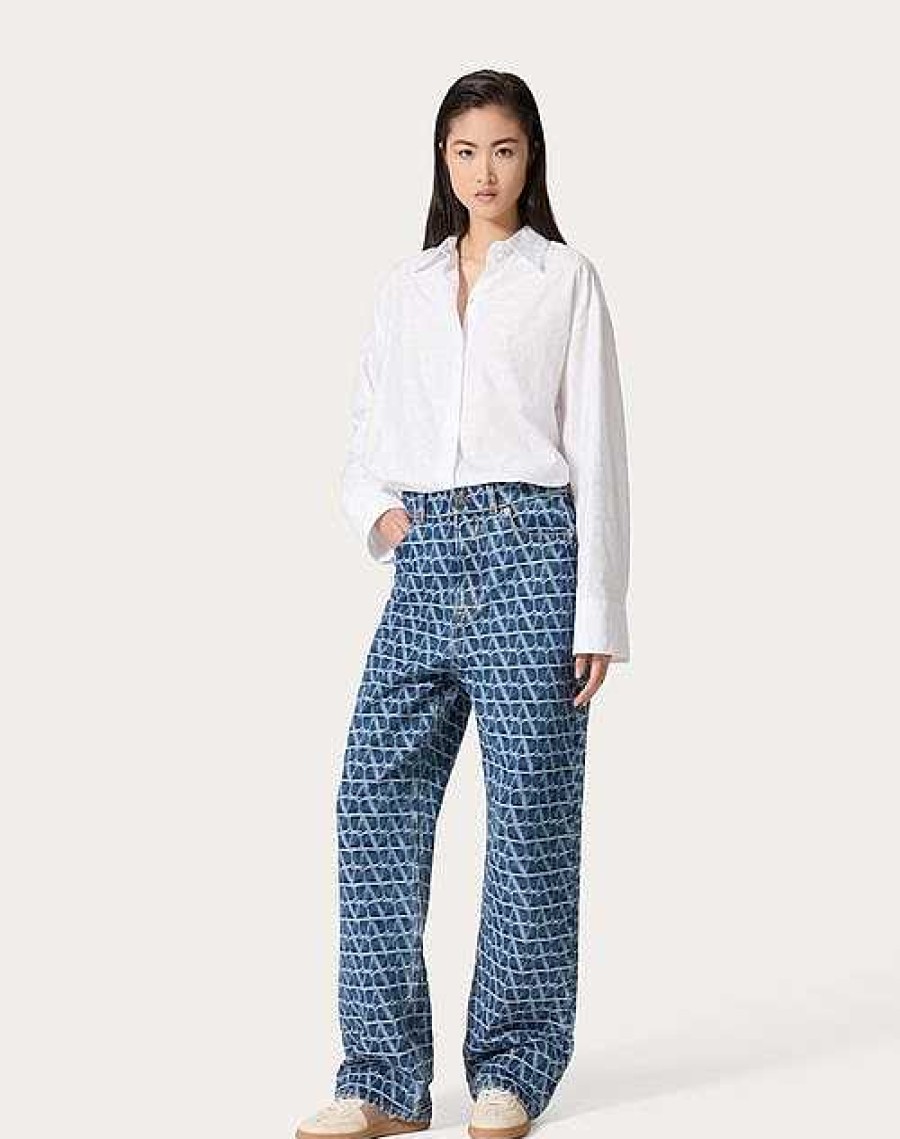 Valentino Toile Iconographe Pants | Denim