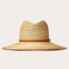 Valentino Vlogo Signature Straw And Leather Fedora Hat | Hats And Gloves