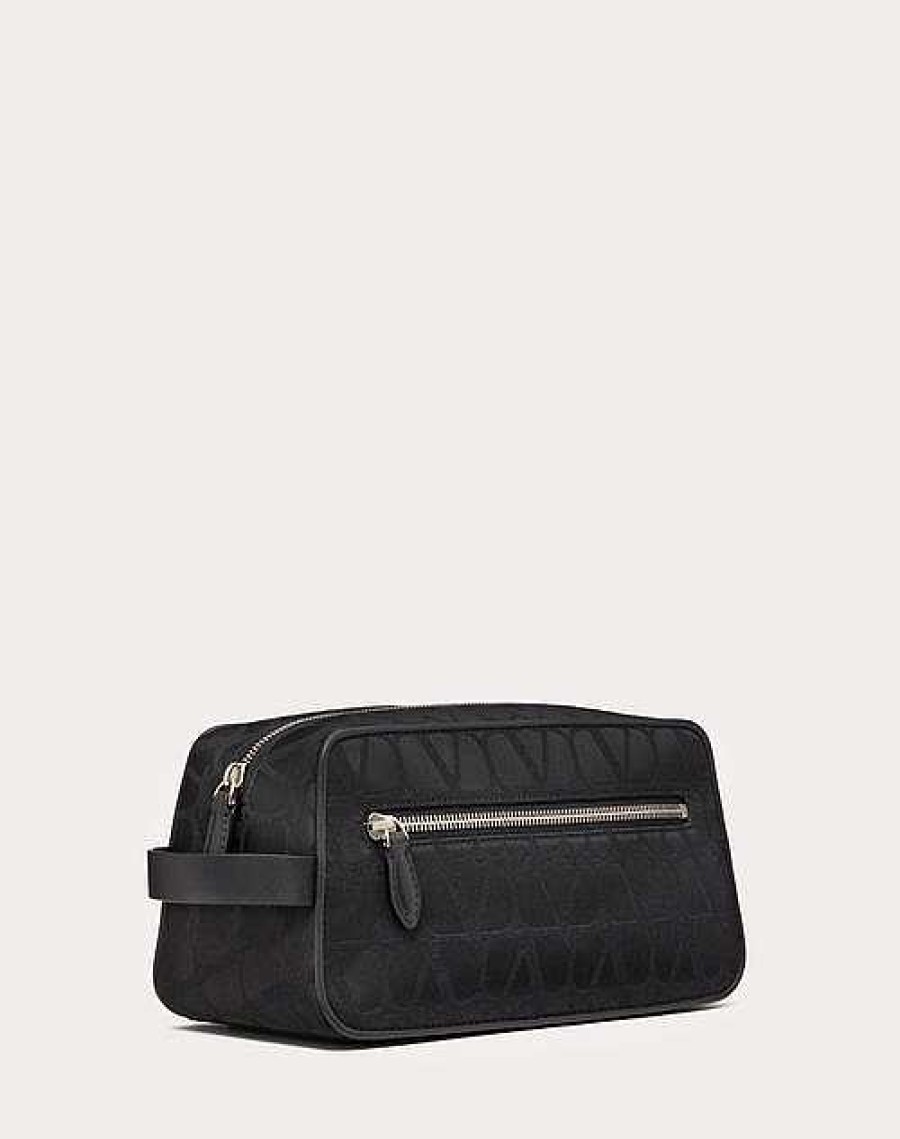 Valentino Iconographe Washbag In Nylon | Clutches And Pouches