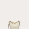 Valentino Vlogo Moon Mini Hobo Bag In Nappa Leather With Chain | Shoulder Bags