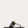 Valentino One Stud Calfskin Flat Thong Sandal | Slides And Thongs