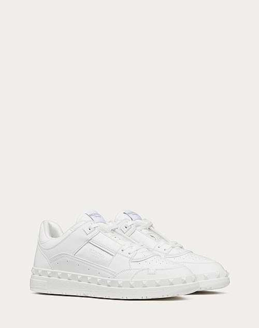 Valentino Freedots Low-Top Sneaker In Calfskin | Sneakers