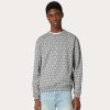 Valentino Cotton Crewneck Sweatshirt With Toile Iconographe Print | T-Shirts And Sweatshirts