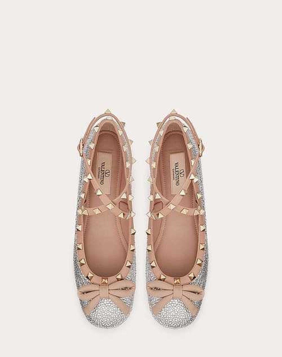 Valentino Rockstud Ballerina With S | Ballerinas