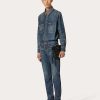 Valentino Shirt With Metallic V Detail | Denim