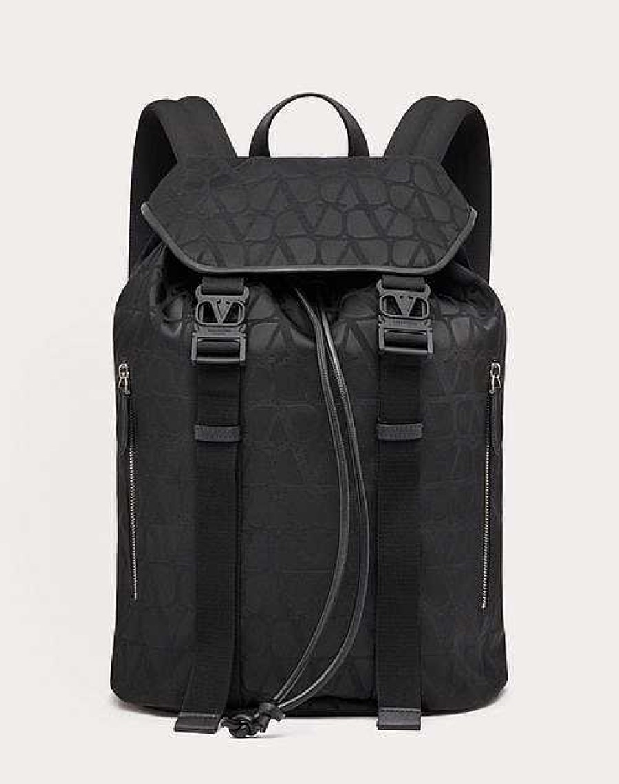 Valentino Iconographe Nylon Backpack | Backpacks