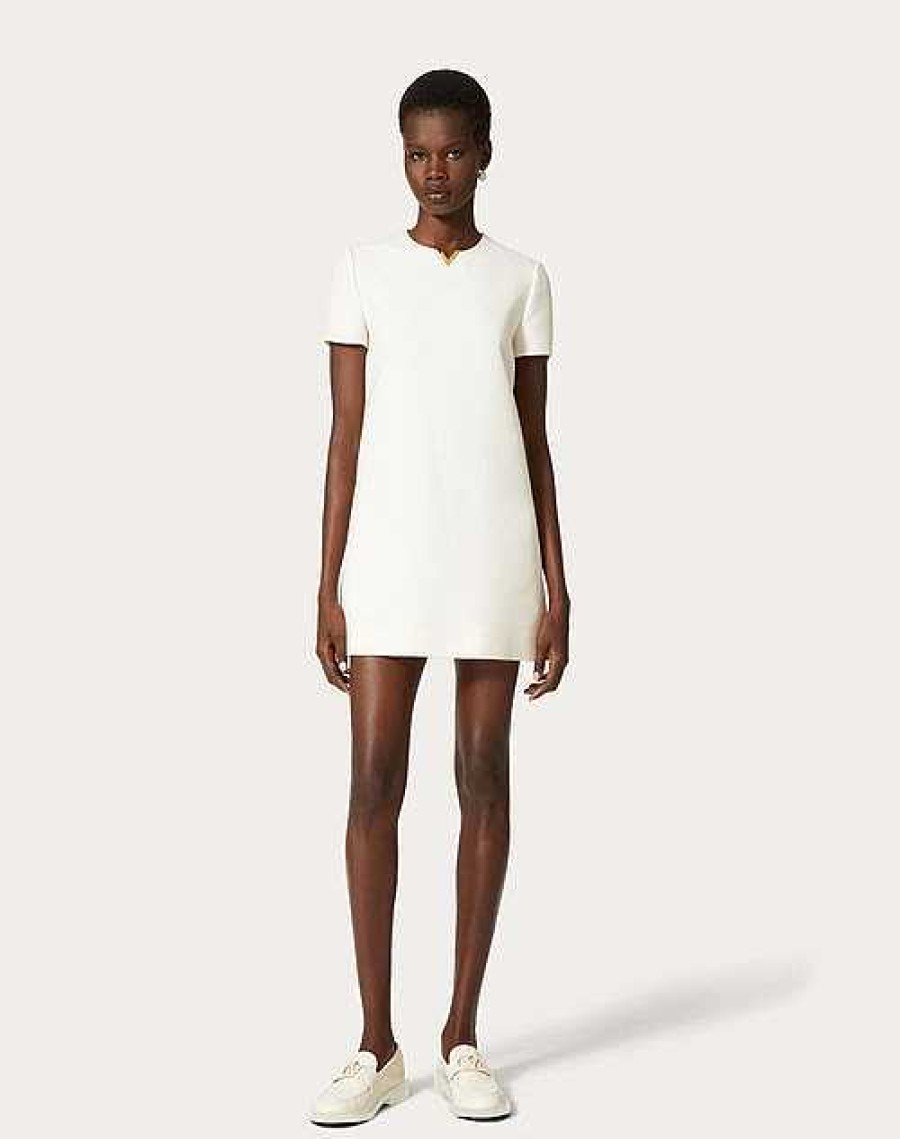 Valentino Crepe Couture Short Dress | Dresses