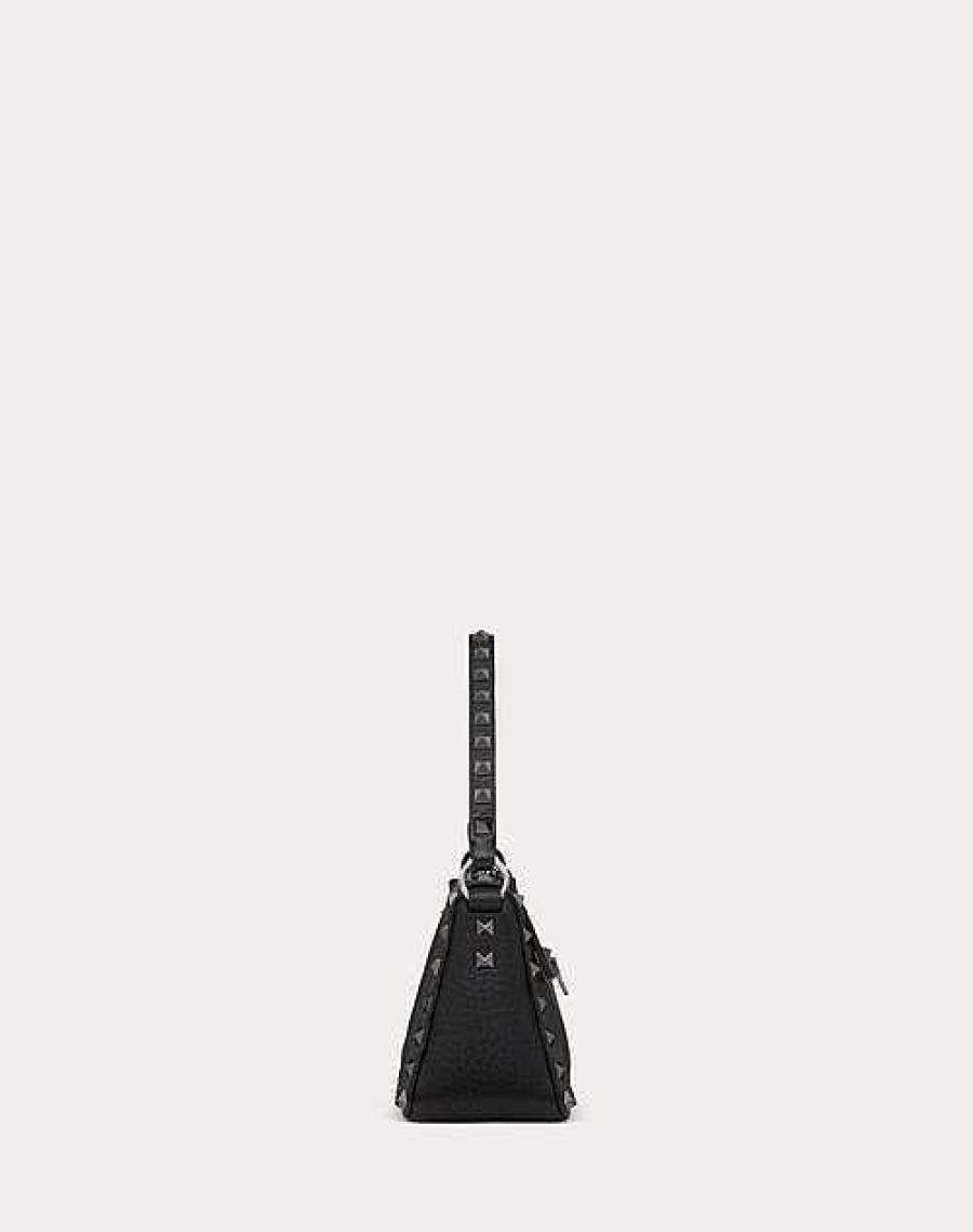 Valentino Small Rockstud Grainy Calfskin Crossbody Bag | Shoulder Bags