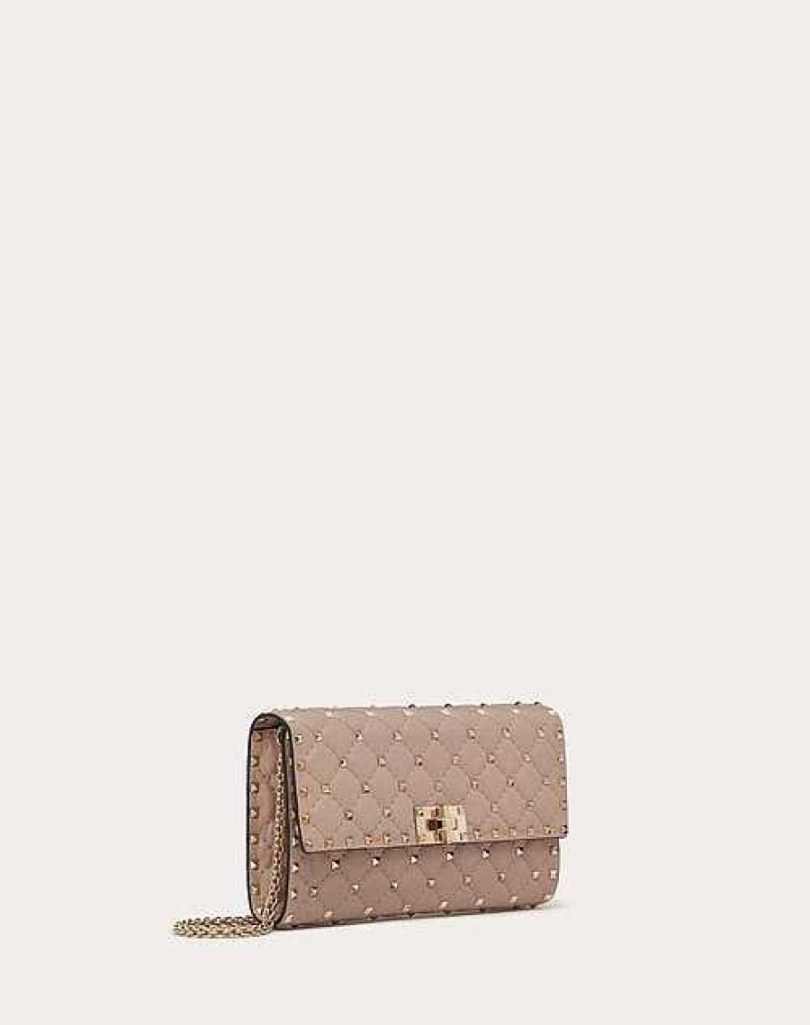 Valentino Rockstud Spike Nappa Leather Crossbody Clutch Bag | Shoulder Bags