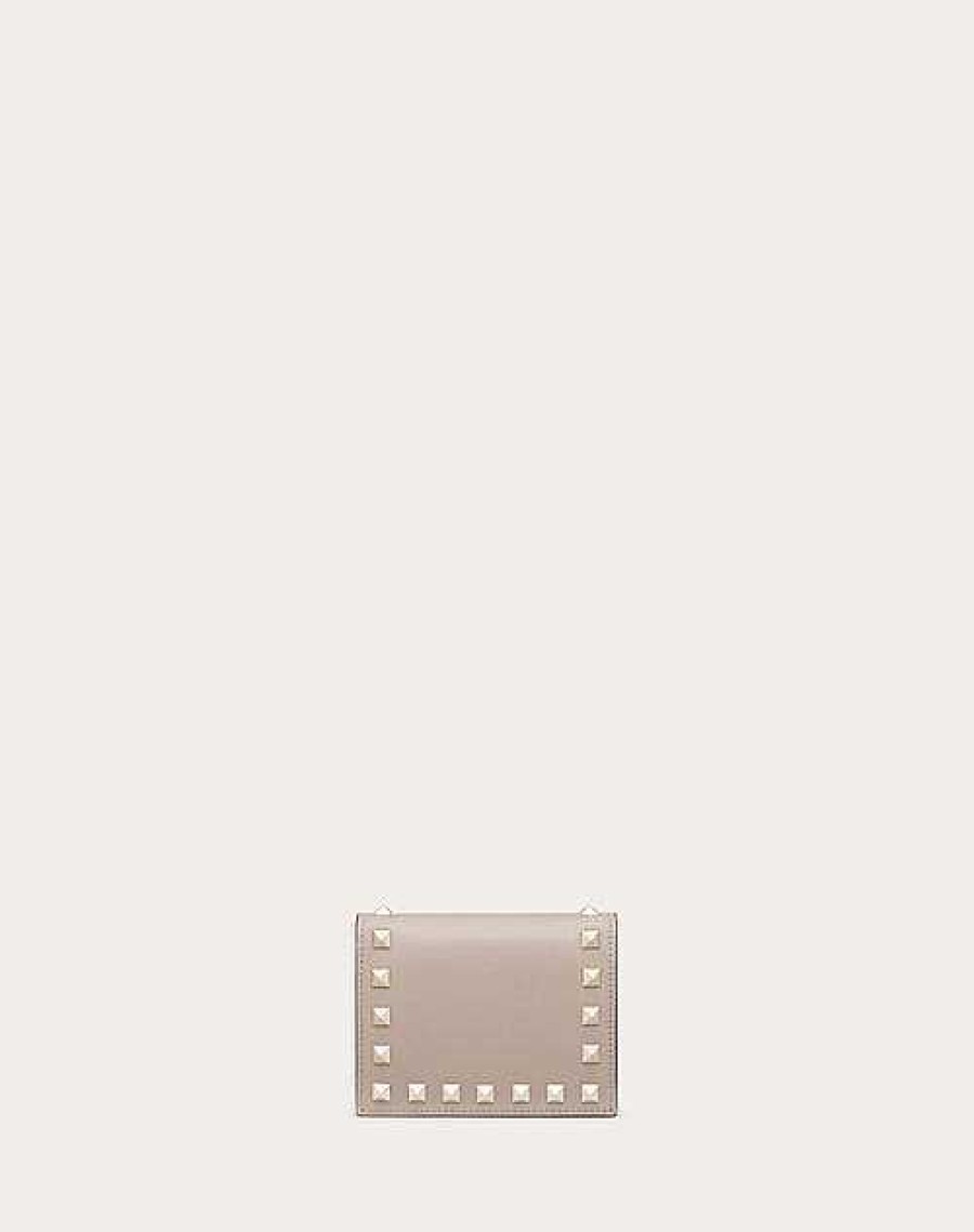 Valentino Small Rockstud Calfskin Wallet | Wallets And Small Leather Goods