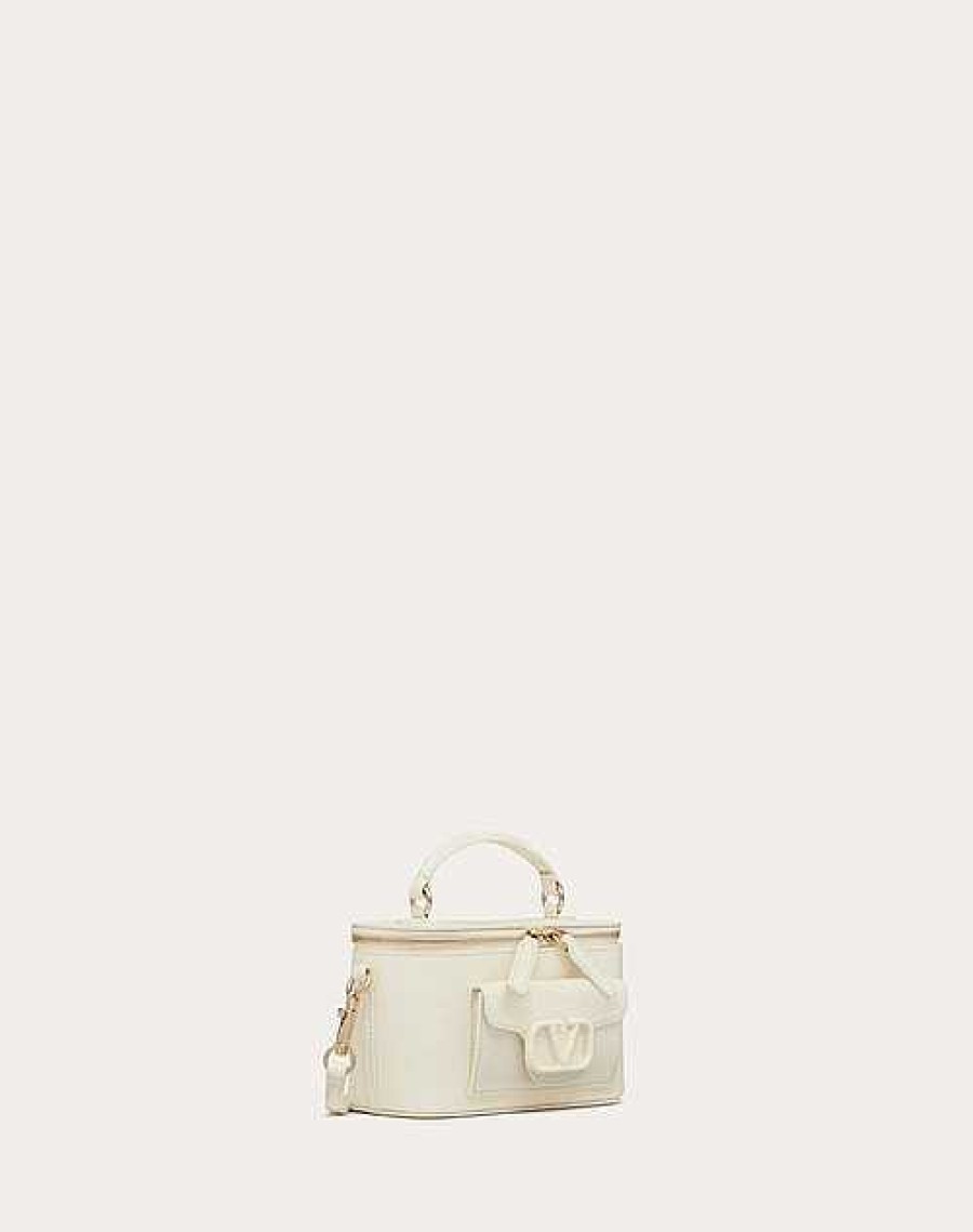 Valentino Mini Valentino Garavani Loco Handbag In Calfskin | Mini Bags