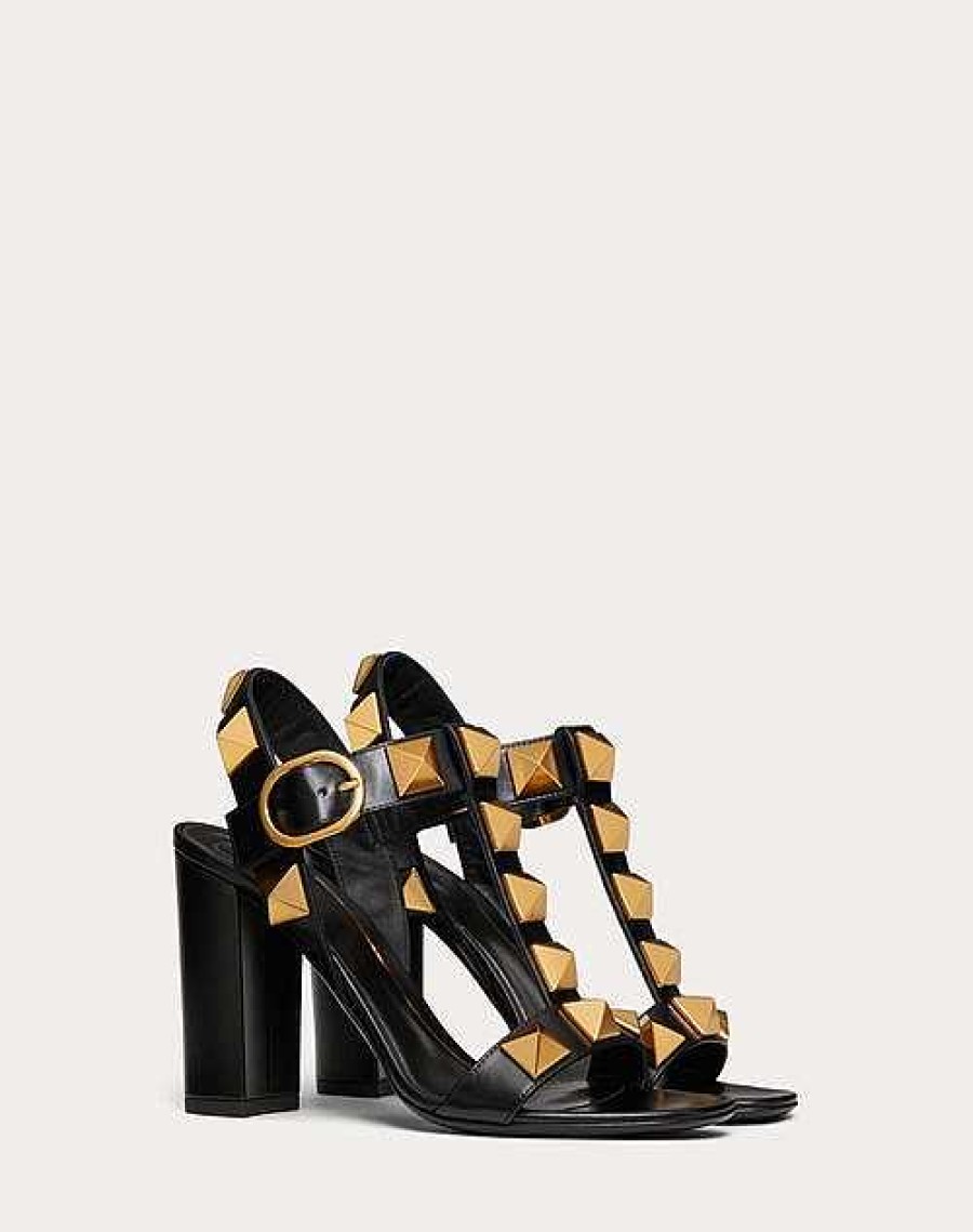 Valentino Roman Stud Calfskin Sandal 90 Mm | Sandals