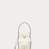 Valentino Mini Vlogo Signature Bucket Bag In Nappa Leather | Shoulder Bags