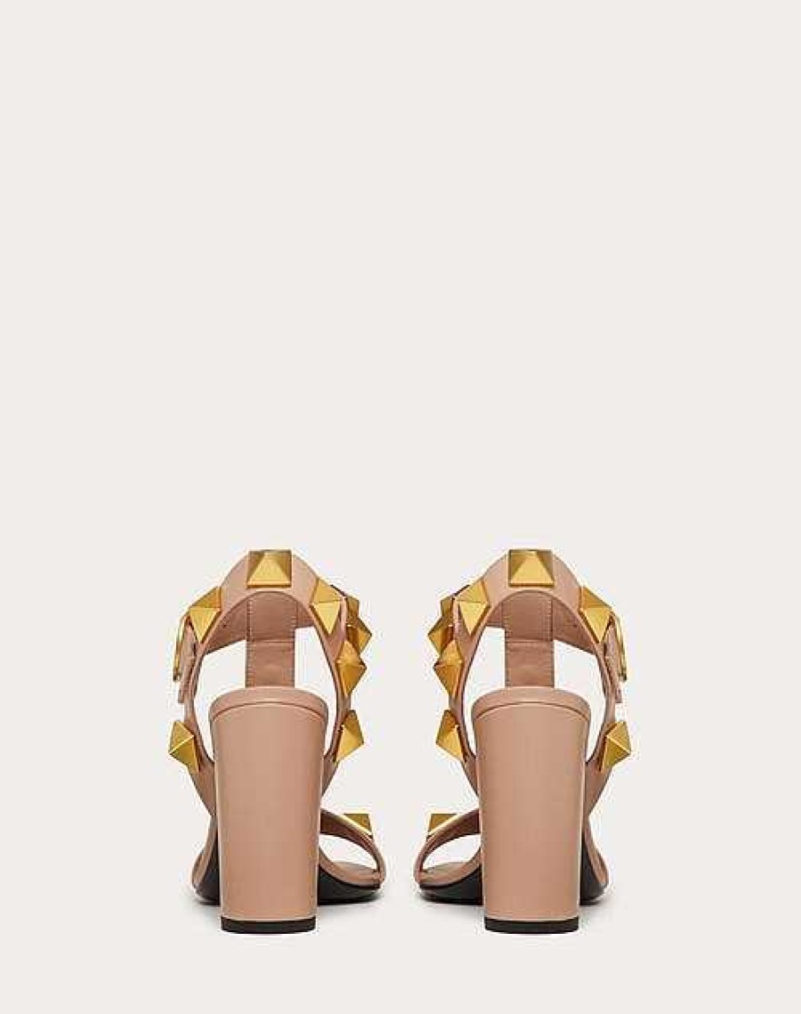 Valentino Roman Stud Calfskin Sandal 90 Mm | Sandals