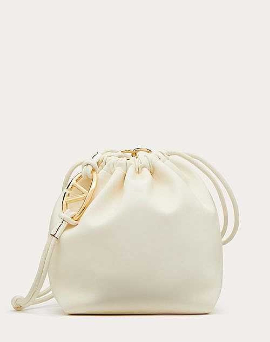 Valentino Vlogo Pouf Nappa Leather Pouch | Shoulder Bags