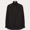 Valentino Cotton Poplin Shirt With Toile Iconographe Pattern | Shirts