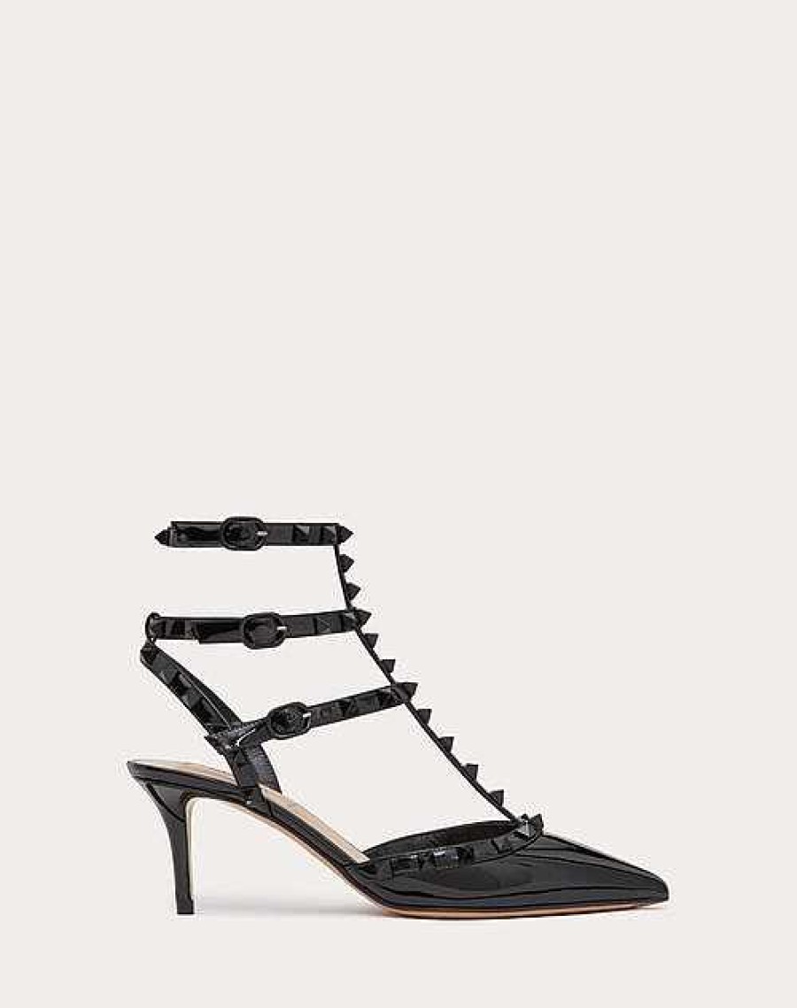 Valentino Patent Rockstud Pumps With Matching Straps And Studs 65 Mm | Pumps