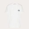 Valentino Cotton T-Shirt With Vlogo Signature Patch | T-Shirts And Sweatshirts