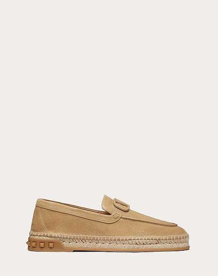 Valentino Leisure Flows Espadrilles In Split Leather | Sandals