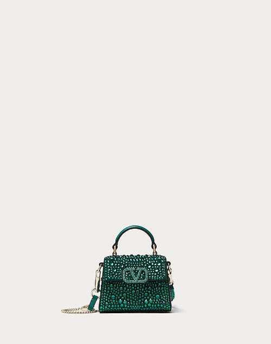 Valentino Vsling Micro Handbag With Sparkling Embroidery | Shoulder Bags