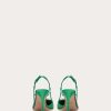 Valentino Vlogo Signature Satin Slingback Pumps 80Mm | Pumps