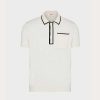 Valentino Cotton Polo Shirt With Signature Vlogo Embroidery | Knitwear