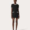 Valentino Embroidered Glaze Tweed Short Dress | Dresses