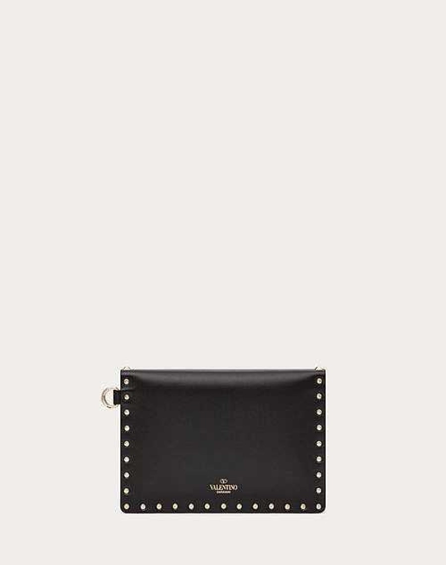 Valentino Rockstud Calfskin Pouch | Mini Bags