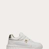 Valentino One Stud Low-Top Calfskin Sneaker | Sneakers