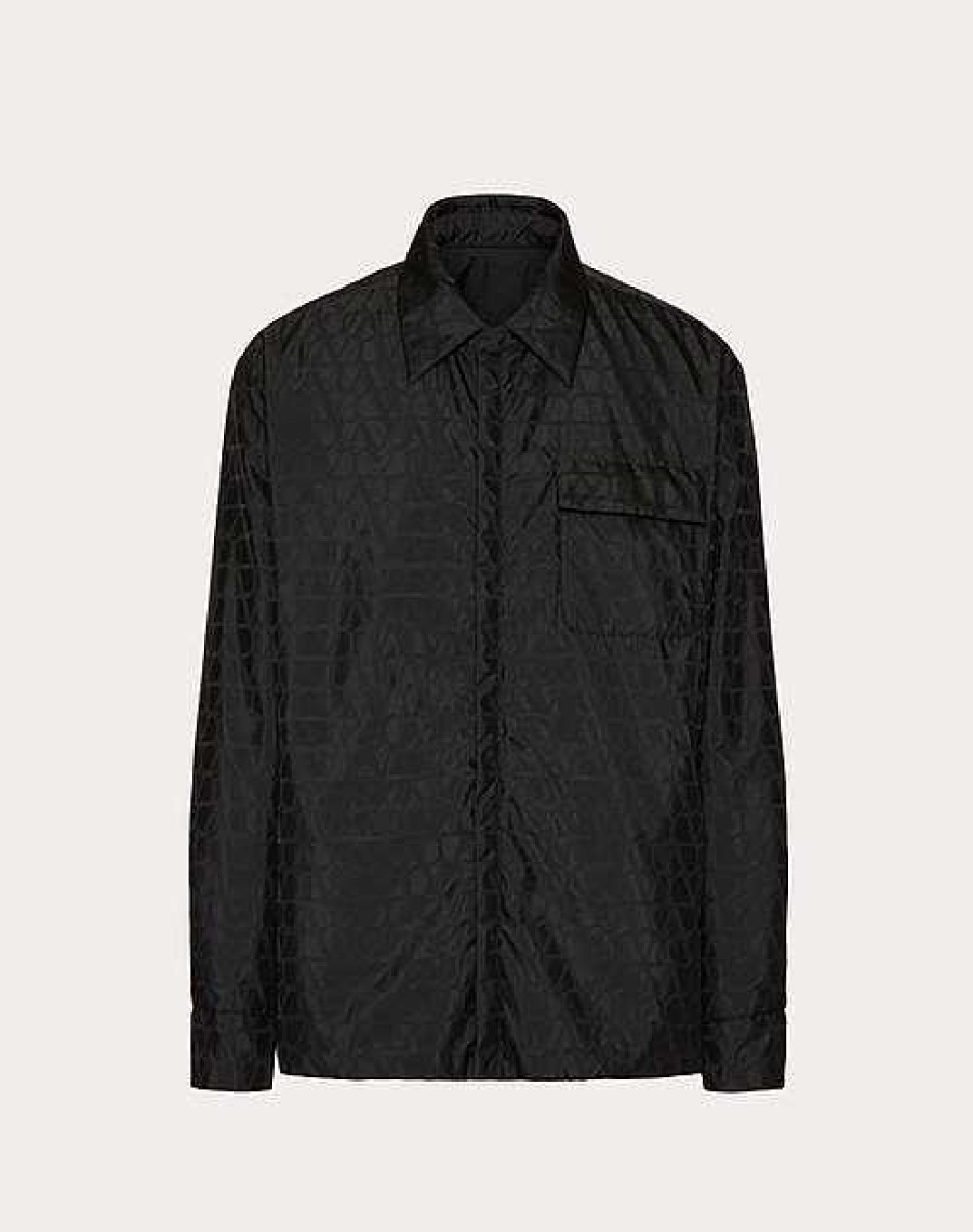 Valentino Reversible Nylon Jacket With Toile Iconographe Pattern | Outerwear