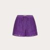 Valentino Cotton Guipure Lace Shorts | Pants And Shorts