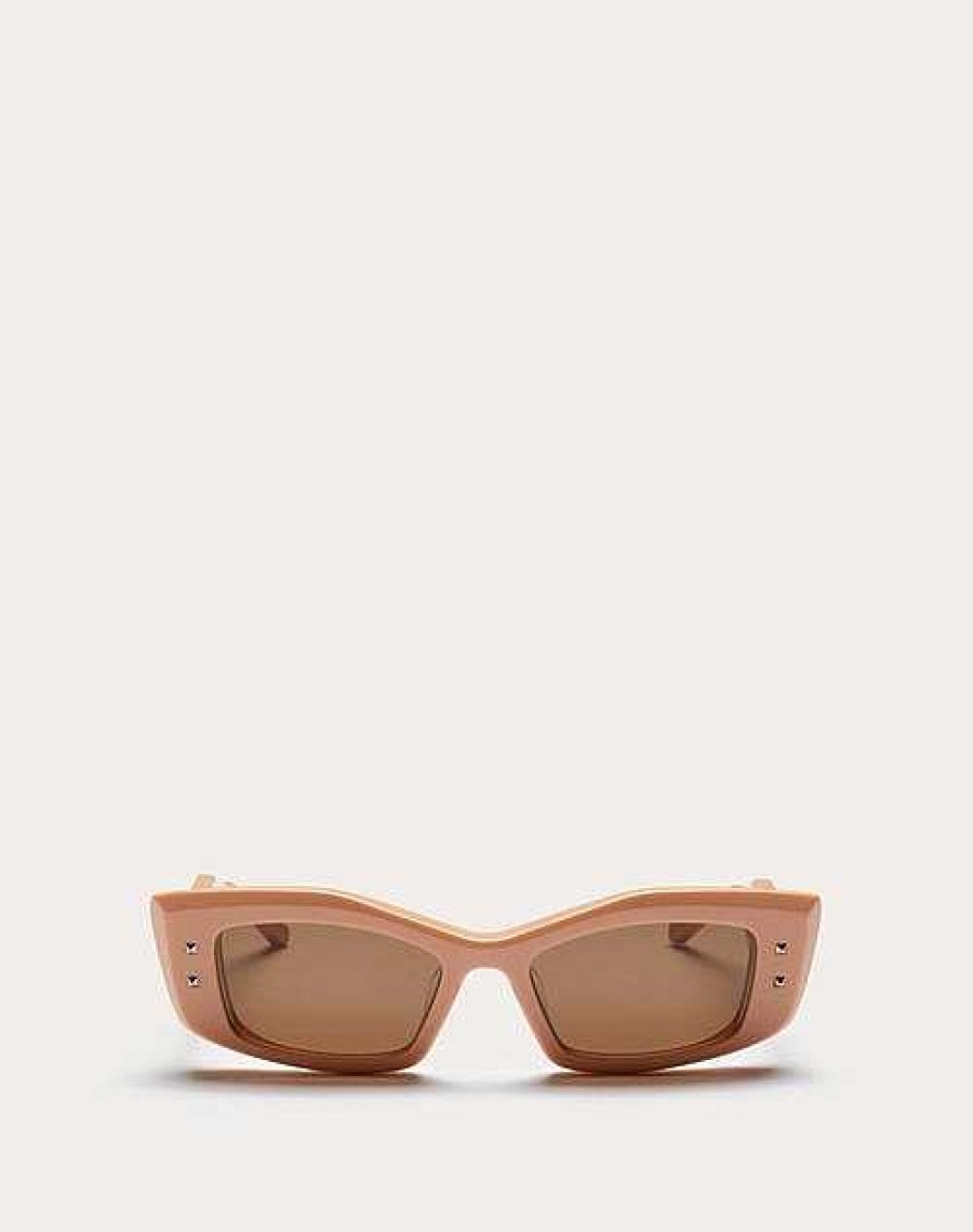 Valentino V -Rectangular Acetate Frame | Eyewear