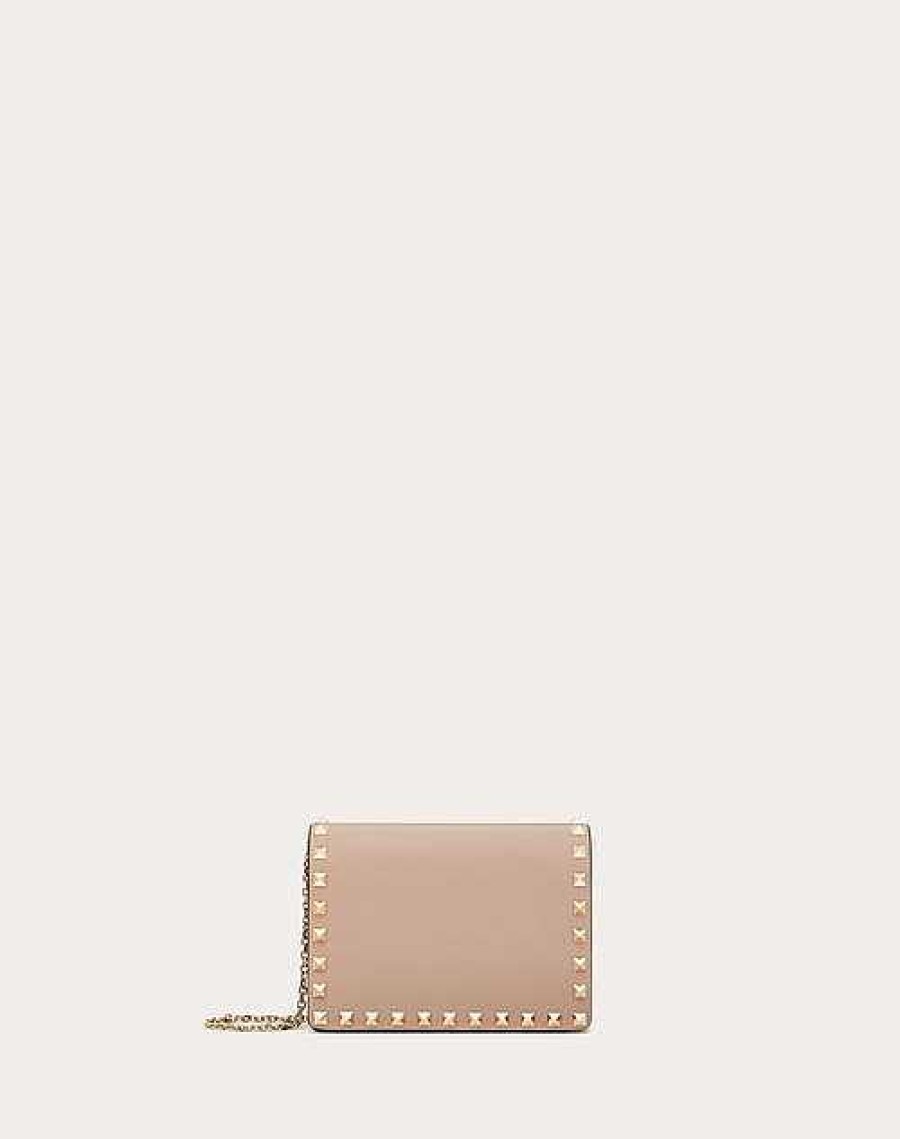 Valentino Rockstud Calfskin Chain Pouch | Mini Bags