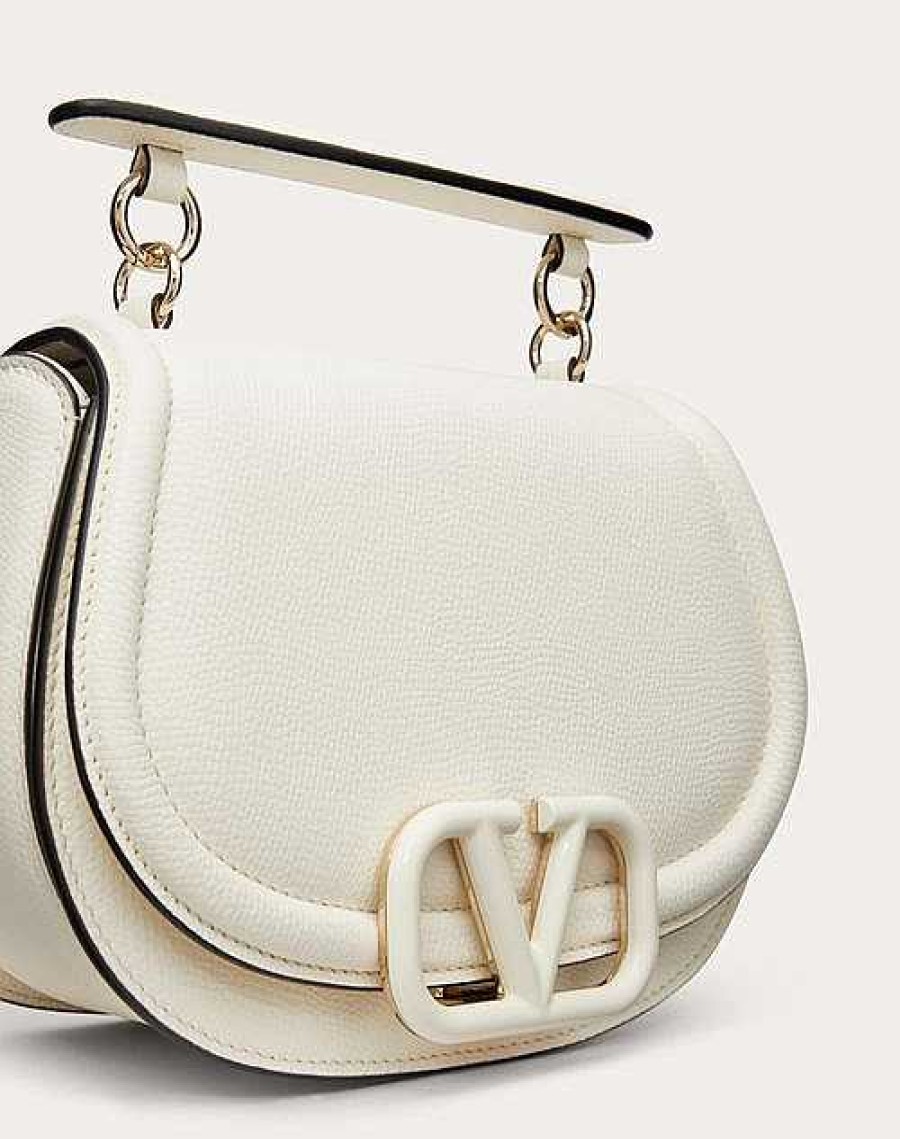 Valentino Vsling Shoulder Bag In Grainy Calfskin | Shoulder Bags