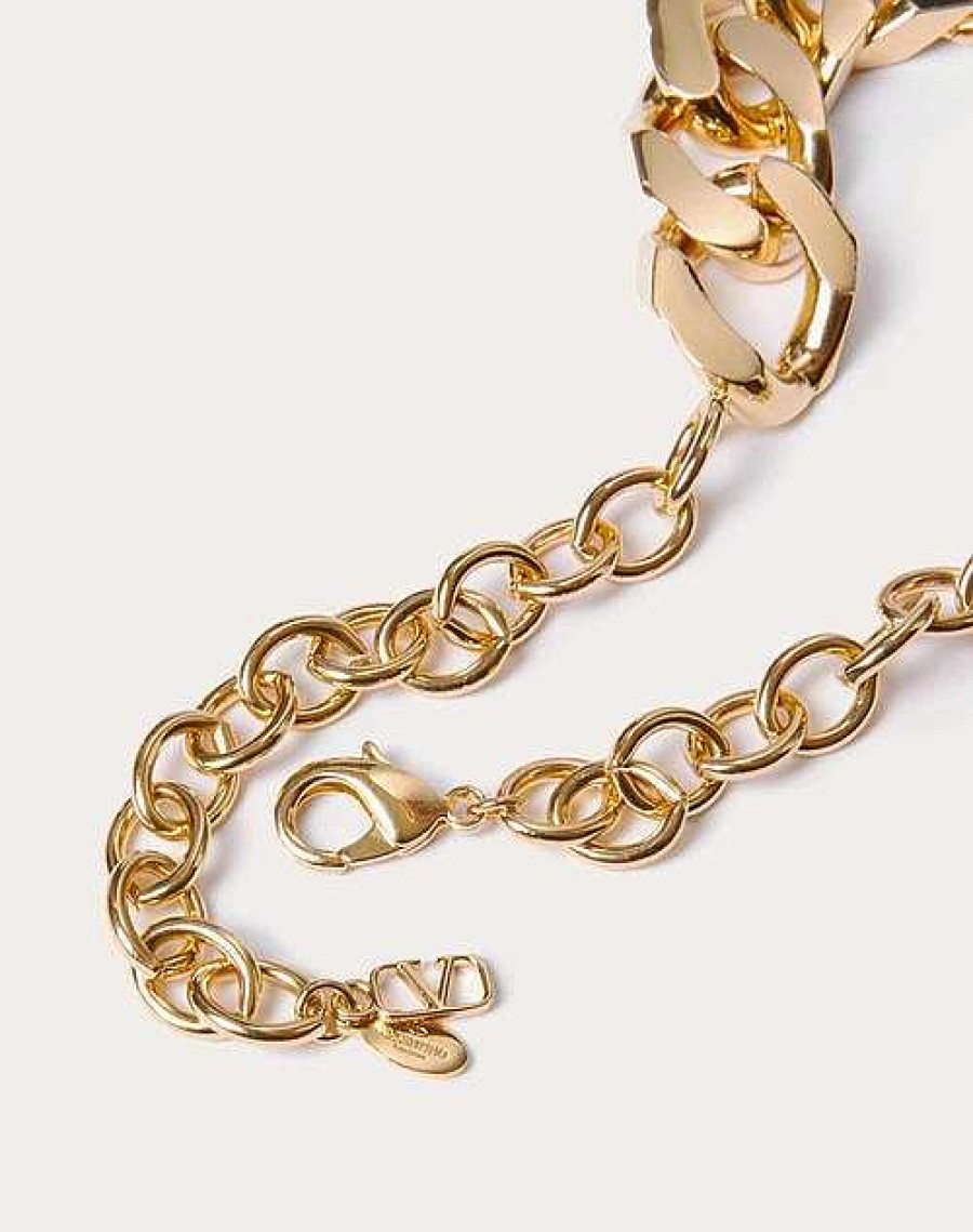 Valentino Vlogo Metal Chain Choker | Jewelry