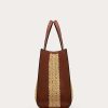 Valentino Vlogo Signature Raffia Handbag | Totes