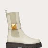 Valentino One Stud Beatle In Calfskin 45Mm | Boots