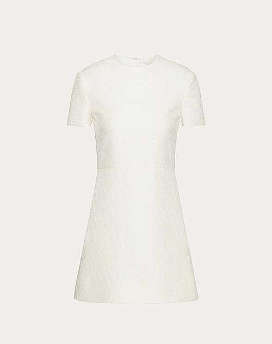 Valentino Toile Iconographe Short Dress In Crepe Couture | Dresses