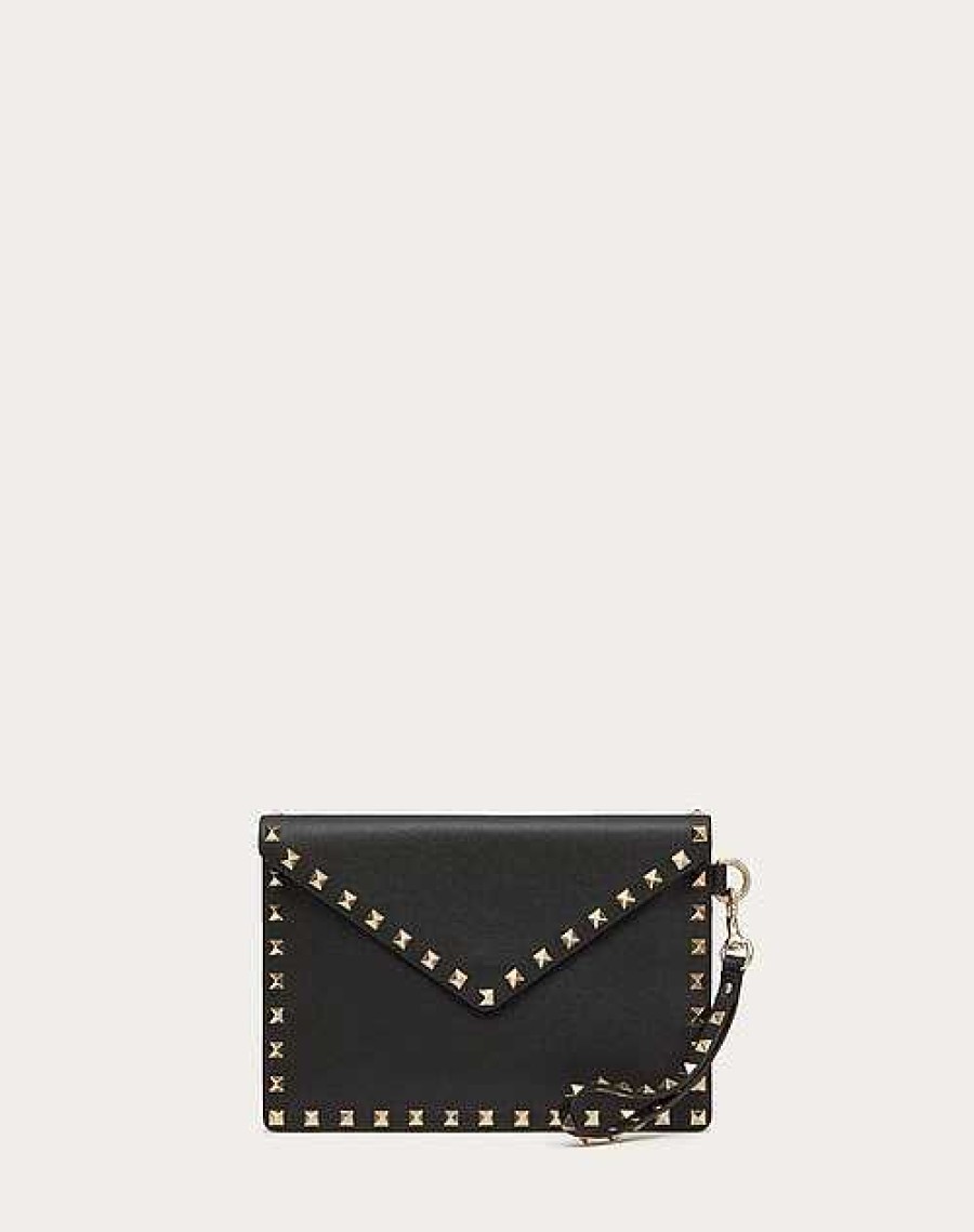 Valentino Rockstud Calfskin Pouch | Mini Bags