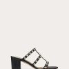 Valentino Rockstud Calfskin Leather Slide Sandal 60 Mm | Sandals