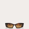 Valentino Iv - Rectangular Acetate Frame | Eyewear