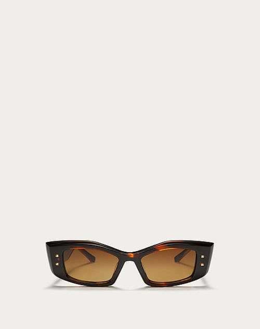 Valentino Iv - Rectangular Acetate Frame | Eyewear